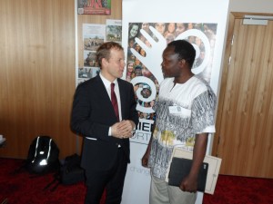 Photo with the Norwegian Minister of Development