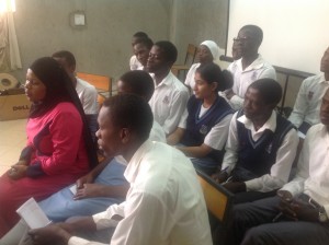 Headteacher makes opening remarks during the Video-conference
